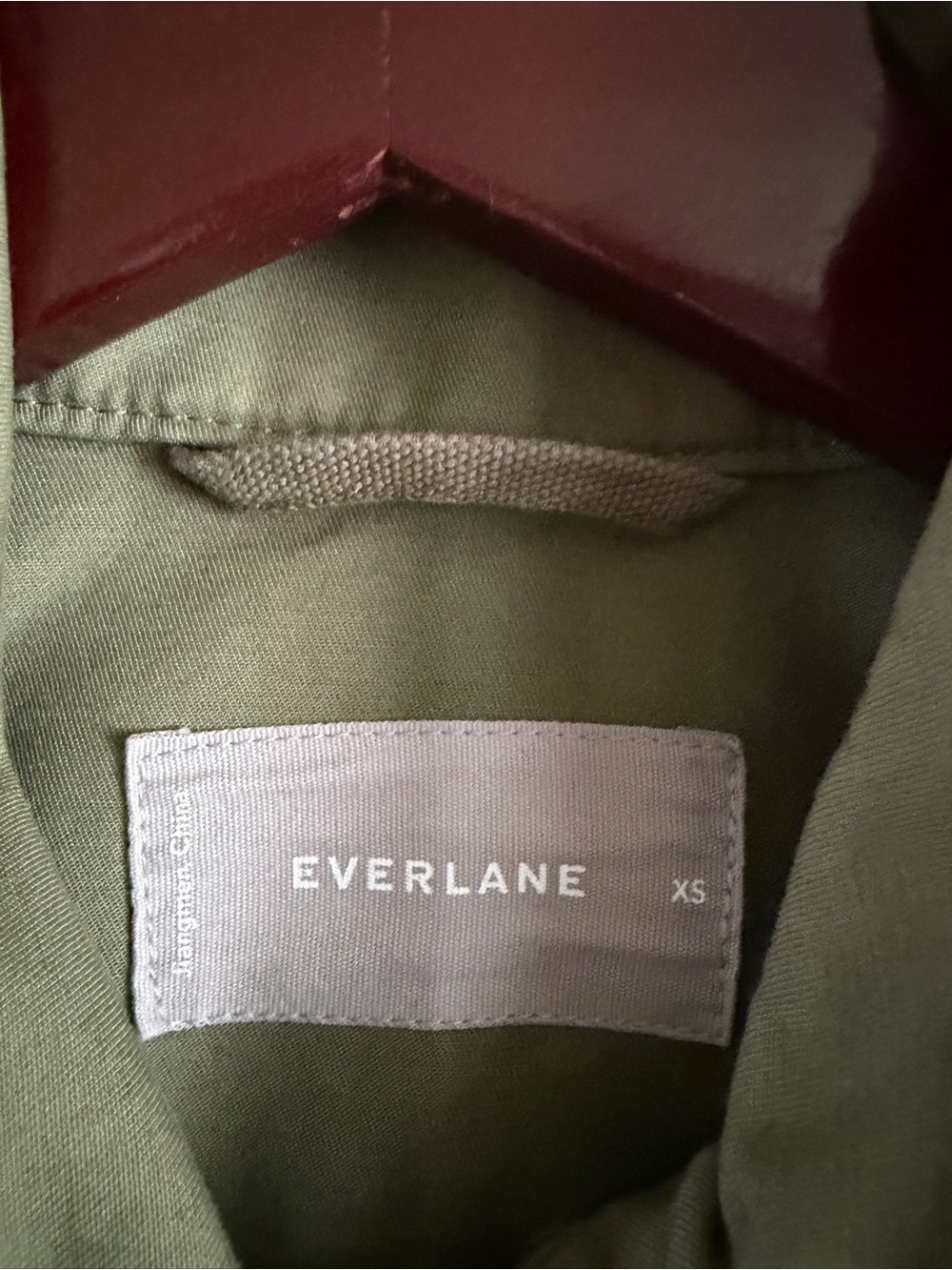 Everlane Khaki Green Utility Field Jacket Size XS - Picture 5 of 11